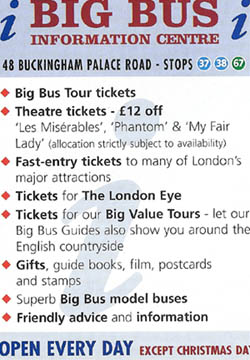 The Big Bus London Tour